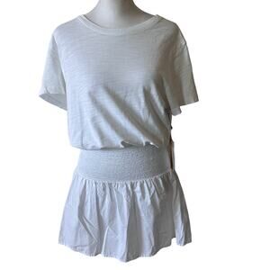 Nation LTD Los Angeles NWT Optic White Kacy Combo Dress Womens Size Small NEW